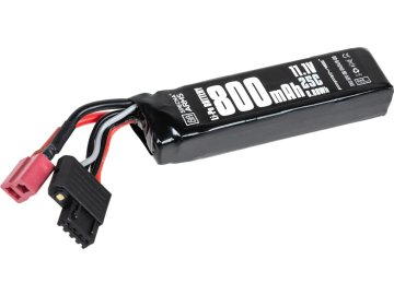 Li-Pol akumulátor Specna Arms x Gens Ace 11,1V 800mAh 25C - Dean-T, G-Tech 01