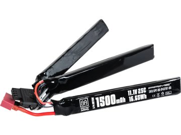 Li-Pol akumulátor Specna Arms x Gens Ace 11,1V 1500mAh 25C - 3 díly, Dean-T, G-Tech 01