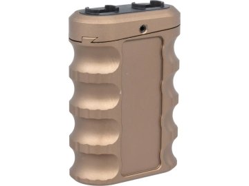 JJA Vertikální hliníková rukojeť / grip Angled na KeyMod/M-LOK - Flat Dark Earth, JJ Airsoft, JA-1393 01