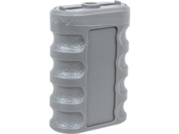 JJA Vertikální nylonová rukojeť / grip Angled na KeyMod/M-LOK - šedá, JJ Airsoft, JA-1394 01