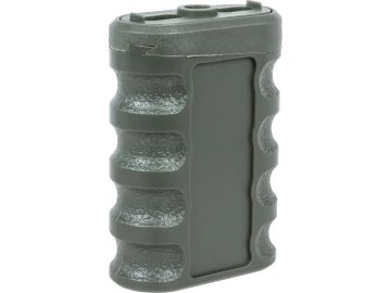 JJA Vertikální nylonová rukojeť / grip Angled na KeyMod/M-LOK - olivová, JJ Airsoft, JA-1394 01