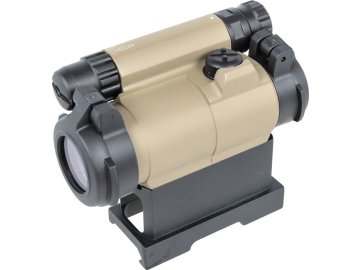 JJA Kolimátor M5 s vysokou QD montáží na RIS - pískový TAN, JJ Airsoft 01