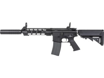 SRC Airsoftová zbraň SR4 ZAROS-S - černá, Dual Power, Green Gas zásobník, GBBR, SRC 01