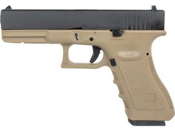 EIC Airsoftová pistole EC-1101 - Half-Tan, kovový závěr, GBB, E&C 01