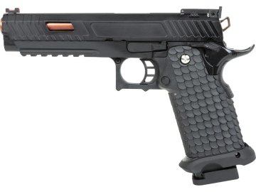 EIC Airsoftová pistole EC-2102 - černá, kovový závěr, GBB, E&C 01