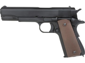 EIC Airsoftová pistole EC-3101 - černá, kovový závěr, GBB, E&C 01