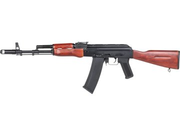 Airsoftová zbraň SA-J02 EDGE™ s Hop-Up Magnus TDC a střelba Semi-Only - černá, ocelová, pravé dřevo, Specna Arms, SA-J02 01