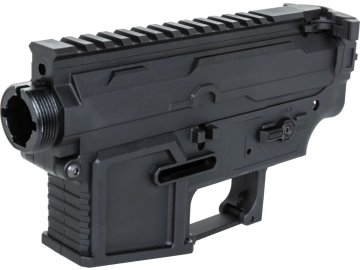 SPE Plastové tělo SAAS pro M4/AR15 Core/Flex včetně drobných dílů - černé, Specna Arms 01