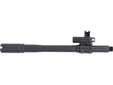 SVB Vnější hlaveň 10,5" s atrapou plynového bloku pro MDRX Micron - černá, Specna Arms 01