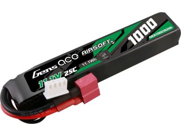 GENS ACE Li-Pol akumulátor Gens ACE 11,1V 1000mAh 25C - Dean-T 01