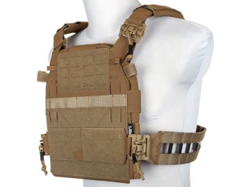 SPE Taktická vesta / nosič plátů SATAC QR III - písková TAN, Specna Arms 01