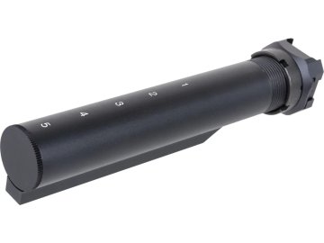 5KU Hliníkový tubus pažby s montáží na RIS pro AEG M4/M16 - černý, 5KU, 5KU-320 01