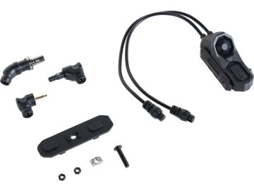 WSP Dvojitý gelový spínač FL-ACC-33 - černé, Wosport 01