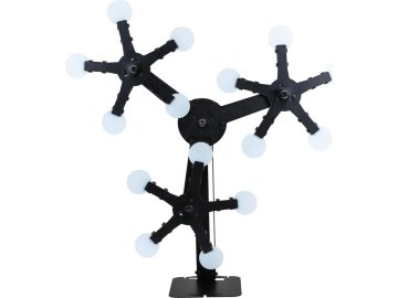 WSP Střelecký terč s trojitou pěticípou hvězdou - černý, Wosport, TG-35 01