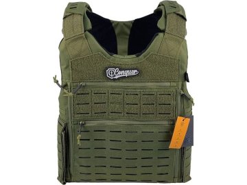 CONQUER Tactical Gear Taktická vesta BAC - zelená, CONQUER Tactical Gear 01