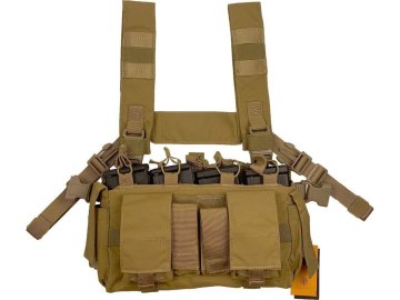CONQUER Tactical Gear Taktický Multi Chest Rig / bandalír - Coyote Brown, CONQUER Tactical Gear 01