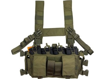 CONQUER Tactical Gear Taktický Multi Chest Rig / bandalír - zelený, CONQUER Tactical Gear 01