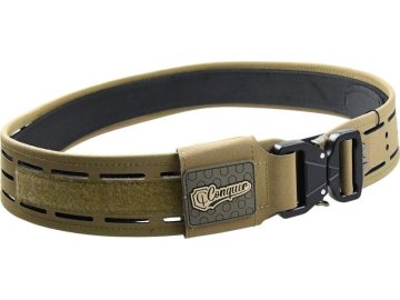 CONQUER Tactical Gear Dvojitý bojový opasek ASAPT s LASER CUT MOLLE - Coyote Brown, CONQUER Tactical Gear 01