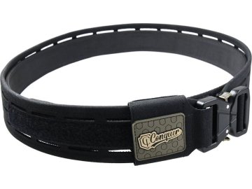 CONQUER Tactical Gear Dvojitý bojový opasek ASAPT s LASER CUT MOLLE - černý, CONQUER Tactical Gear 01