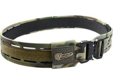 CONQUER Tactical Gear Dvojitý bojový opasek ASAPT s LASER CUT MOLLE - MC, CONQUER Tactical Gear 01