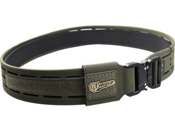 CONQUER Tactical Gear Dvojitý bojový opasek ASAPT s LASER CUT MOLLE - Ranger Green, CONQUER Tactical Gear 01