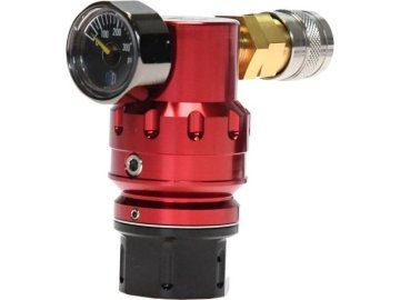 Mechlabs HPA FLO-MAX regulátor s hadicí - červený, Mechlabs 01