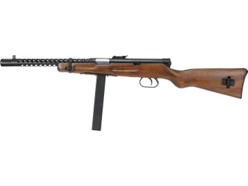 Snow Wolf Airsoftový samopal SW-08 (M1938) - černý, celokov, dřevo, Snow Wolf 01