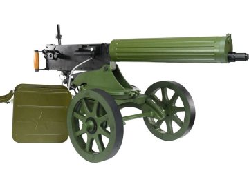 Viva Airsoftový kulomet MAXIM M1910 - černý/zelený, ocelový, VIVA ARMS 01
