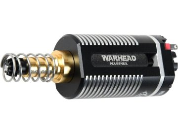 WARHEAD Bezkomutátorový CNC motor BLACK High speed 36k RPM - dlouhá osička, Warhead Industries 01