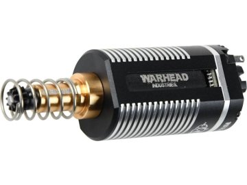 WARHEAD Bezkomutátorový CNC motor BLACK Standard 30k RPM - dlouhá osička, Warhead Industries 01