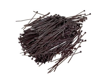 Kicking Mustang Stahovací pásky na maskování - hnědé, 500 ks, Kicking Mustang 01