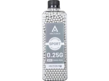 acr Airsoftové kuličky Arcturus RS® SPORT 0,25g, 3000bb, láhev 01