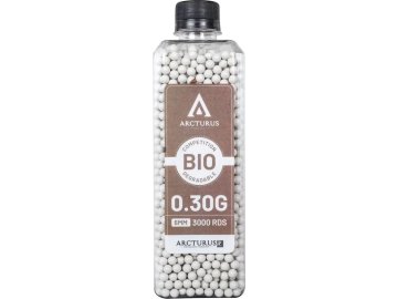 Airsoftové kuličky Arcturus RS® BIO 0,30g, 3000bb, láhev 01
