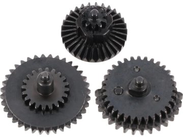 Jin CNC set ocelových ozubených kol Oblivion pro Krytac/G&G G2/G2H/Arcturus V3Hybrid - 12:1, Specna Arms 01