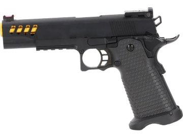 Airsoftová pistole SA-VGP08 VAPOR™ - černá/zlatá, 2x zásobník, GBB, Specna Arms 01