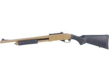 Specna Arms Plynová brokovnice SA-VGS4 VAPOR™ 870 Tactical - černá/písková TAN, GNB, Specna Arms 01