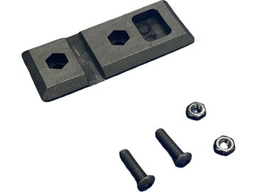 Lambda Defence Boční RIS lišta pro airsoftový samopal SR2M - černá, Lambda Defence 01