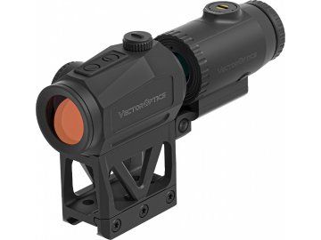 Vector Optics Set kolimátoru SCRAPPER 1×25 Red Dot a předsádky PARAGON 3× Magnifier - černá, Vector Optics 01