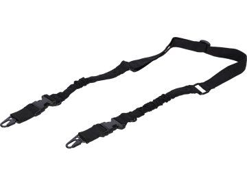 SAT Dvoubodový popruh Bungee typ 1 - černý, SATAC 01