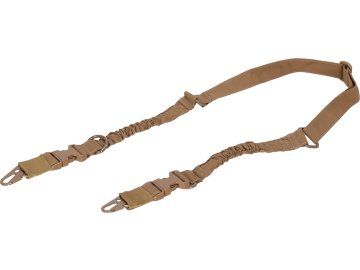SAT Dvoubodový popruh Bungee typ 1 - Coyote Brown, SATAC 01