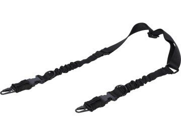 SAT Dvoubodový popruh Bungee typ 2 - černý, SATAC 01
