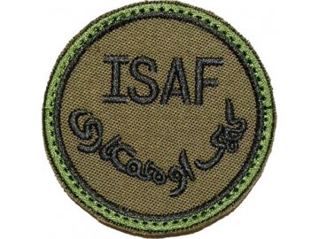 Textilní nášivka ISAF - olivová, G-09, Army