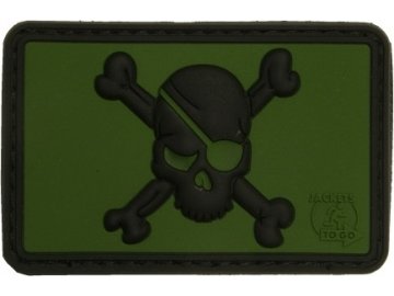 3D nášivka Pirát - zelená, Jackets to go