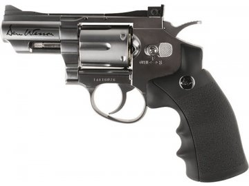 Revolver Dan Wesson 2,5" - Stainless,  CO2, 4,5mm, GNB, ASG