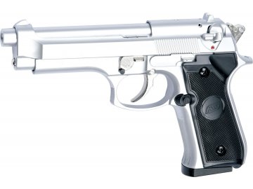 Airsoftová pistole M92F - stříbrná, GNB, ASG