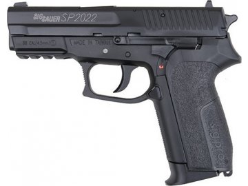 Airsoftová pistole Sig Sauer SP2022 - kovový závěr, CO2, GNB, CyberGun