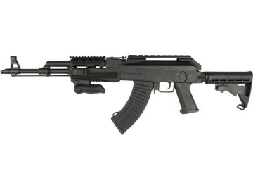 CYMA AK47 Tactical s výsuvnou pažbou celokov (kovový mechabox) CM039C 01