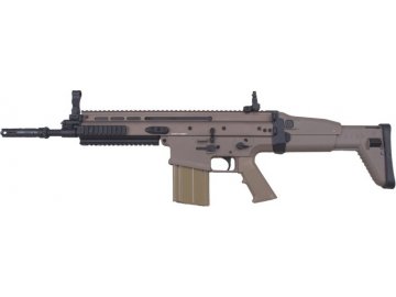 Airsoftová zbraň FN SCAR-H - pískový TAN, DBoys/Double Bell, SC-02