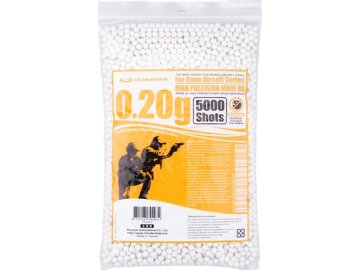 Gua Airsoftové kuličky Guarder 0,20g 5000 ks - bílé 01