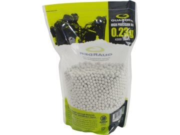 Gua Airsoftové kuličky Guarder 0,23g 4300ks - bílé 01